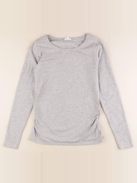 Tee-shirt grossesse - 34 à 36 Gris 1 - vertbaudet enfant 