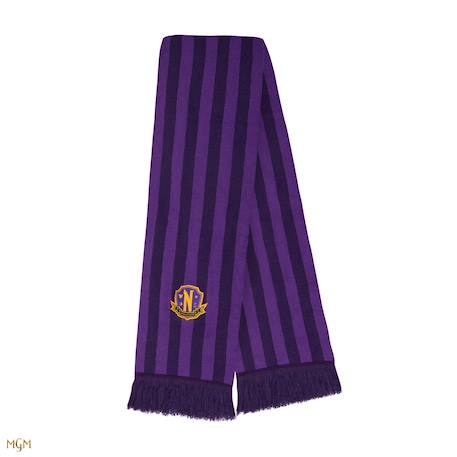 Écharpe violette académie nevermore - mercredi Violet|rayé 4 - vertbaudet enfant 