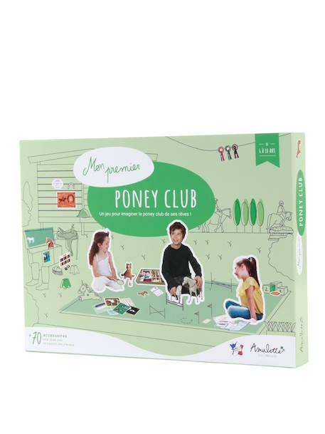 Jeu d'imitation éducatif 'Mon poney club' - A partir de 6 ans Vert 1 - vertbaudet enfant 