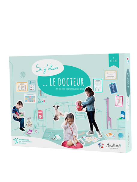 Jeu d'imitation éducatif 'Si j'étais le docteur'-  A partir de 6 ans Bleu 1 - vertbaudet enfant 