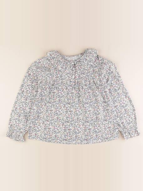 Blouse - 10 ans Bleu, vert 1 - vertbaudet enfant 