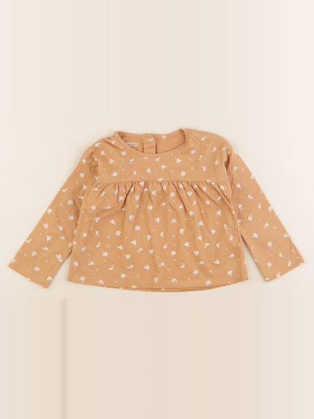 Tee-shirt - 12 mois Marron 1 - vertbaudet enfant 