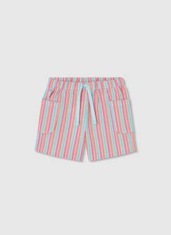 Short en popeline à rayures  - vertbaudet enfant