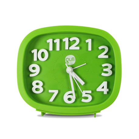 Réveil avec mouvement à quartz et silencieux, sonnerie par buzzer électronique Rose+Vert 5 - vertbaudet enfant 