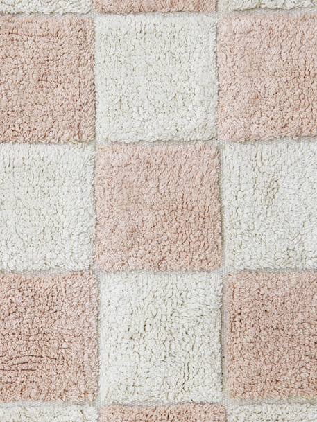 Tapis rectangulaire Tiles rose 4 - vertbaudet enfant 