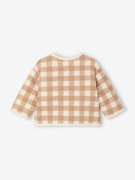 Gilet matelassé naissance écru 3 - vertbaudet enfant 