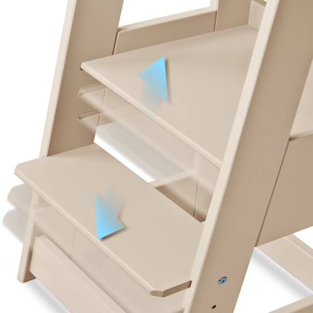Tour d'apprentissage et d'observation felix montessori Beige+Blanc+Bleu+Gris+Gris clair+Jaune+Natural+Noir+Rose 6 - vertbaudet enfant 