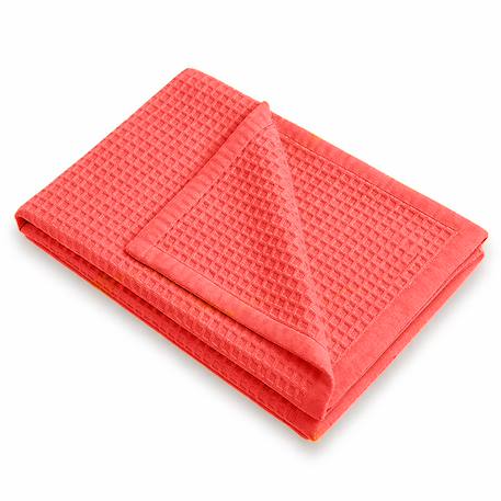 Couverture nid d'abeilles en coton bio Blanc+Fraise+Honey+Rose+Vert 7 - vertbaudet enfant 