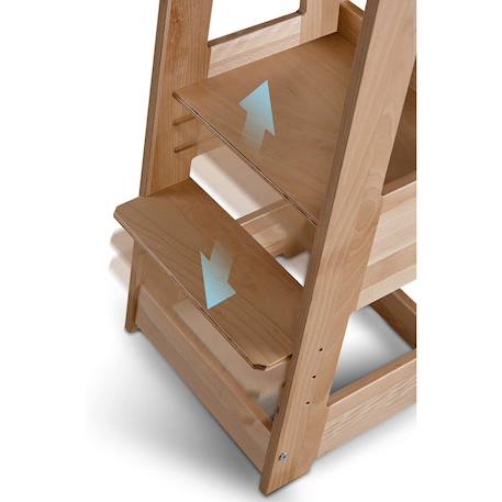 Tour d'apprentissage et d'observation felix montessori Beige+Blanc+Bleu+Gris+Gris clair+Jaune+Natural+Noir+Rose 42 - vertbaudet enfant 