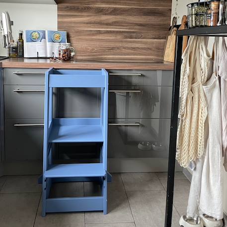 Tour d'apprentissage et d'observation felix montessori Beige+Blanc+Bleu+Gris+Gris clair+Jaune+Natural+Noir+Rose 18 - vertbaudet enfant 
