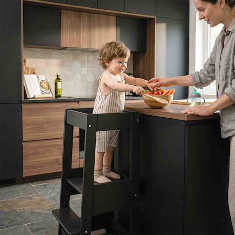 Tour d'apprentissage et d'observation felix montessori Beige+Blanc+Bleu+Gris+Gris clair+Jaune+Natural+Noir+Rose 44 - vertbaudet enfant 