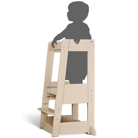 Tour d'apprentissage et d'observation felix montessori Beige+Blanc+Bleu+Gris+Gris clair+Jaune+Natural+Noir+Rose 4 - vertbaudet enfant 