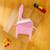 Doudou plat en coton bio Fraise+Honey+Rose+Vert+Vichy 18 - vertbaudet enfant 