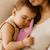 Doudou plat en coton bio Fraise+Honey+Rose+Vert+Vichy 14 - vertbaudet enfant 