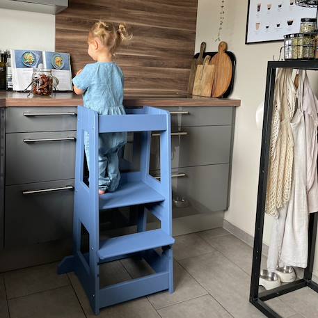 Tour d'apprentissage et d'observation felix montessori Beige+Blanc+Bleu+Gris+Gris clair+Jaune+Natural+Noir+Rose 17 - vertbaudet enfant 