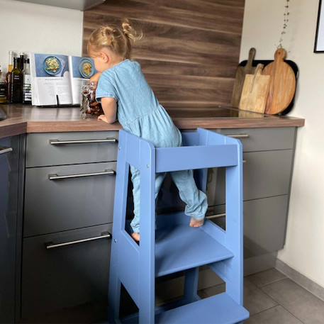 Tour d'apprentissage et d'observation felix montessori Beige+Blanc+Bleu+Gris+Gris clair+Jaune+Natural+Noir+Rose 14 - vertbaudet enfant 