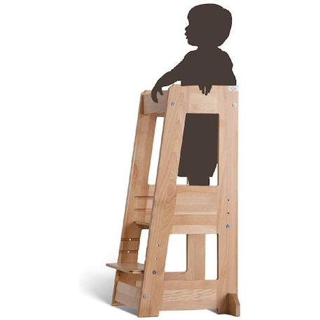 Tour d'apprentissage et d'observation felix montessori Beige+Blanc+Bleu+Gris+Gris clair+Jaune+Natural+Noir+Rose 41 - vertbaudet enfant 
