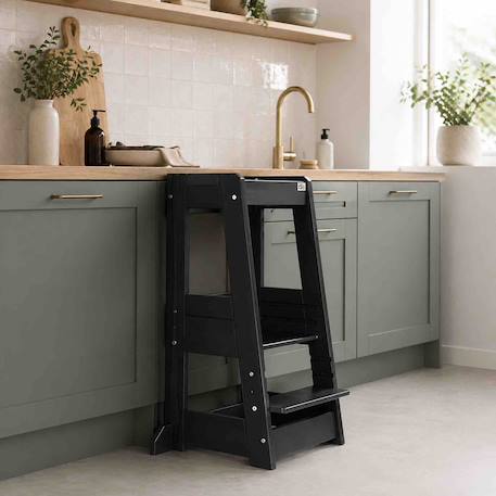Tour d'apprentissage et d'observation felix montessori Beige+Blanc+Bleu+Gris+Gris clair+Jaune+Natural+Noir+Rose 45 - vertbaudet enfant 