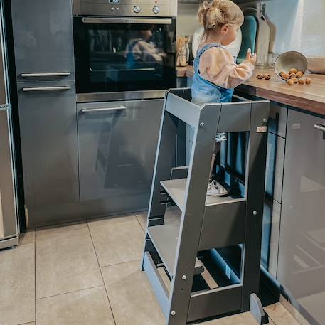 Tour d'apprentissage et d'observation felix montessori Beige+Blanc+Bleu+Gris+Gris clair+Jaune+Natural+Noir+Rose 21 - vertbaudet enfant 
