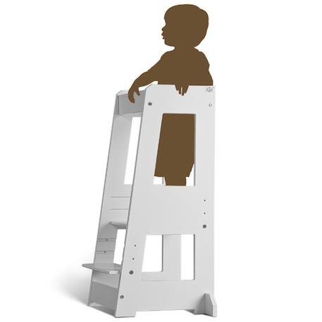 Tour d'apprentissage et d'observation felix montessori Beige+Blanc+Bleu+Gris+Gris clair+Jaune+Natural+Noir+Rose 12 - vertbaudet enfant 