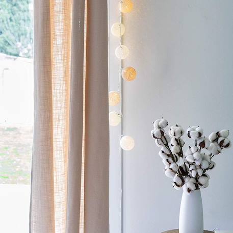 Guirlande boule lumineuse led usb  veilleuse 2h Acajou+Arlequin+Bébé+Byzantin+Chocolat+Coton+Églantine+Flocon+Horizon+Licorne+Mangrove+Messopotamia+Minuit+Océan+Ottoman+Princesse+Provence+Romania+Sauvage+Scandinave+Tagada 23 - vertbaudet enfant 
