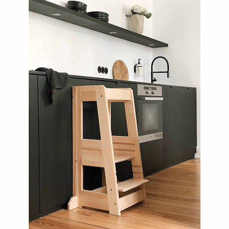 Tour d'apprentissage et d'observation felix montessori Beige+Blanc+Bleu+Gris+Gris clair+Jaune+Natural+Noir+Rose 39 - vertbaudet enfant 