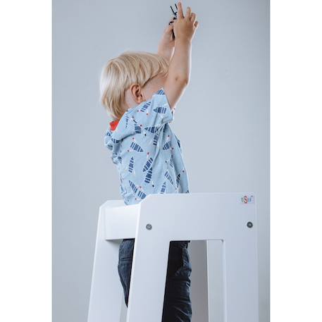 Tour d'apprentissage et d'observation felix montessori Beige+Blanc+Bleu+Gris+Gris clair+Jaune+Natural+Noir+Rose 9 - vertbaudet enfant 