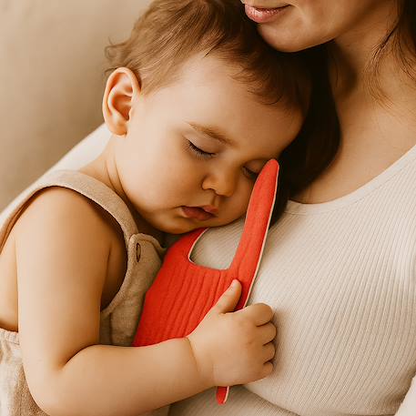 Doudou plat en coton bio Fraise+Honey+Rose+Vert+Vichy 5 - vertbaudet enfant 