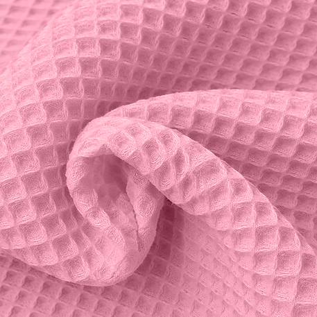 Couverture nid d'abeilles en coton bio Blanc+Fraise+Honey+Rose+Vert 22 - vertbaudet enfant 