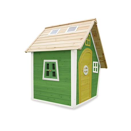 Maisonnette en bois de jardin compacte pour enfant dès 3 ans Vert 3 - vertbaudet enfant 