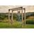 Barre de singe en bois avec balançoire double pour jardin Naturel 4 - vertbaudet enfant 