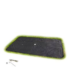 Jouet-Jeux de plein air-Housse de protection pour trampoline enterré rectangulaire 244x366cm