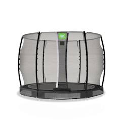Jouet-Jeux de plein air-Trampoline semi-enterré rond ø305cm avec filet de sécurité