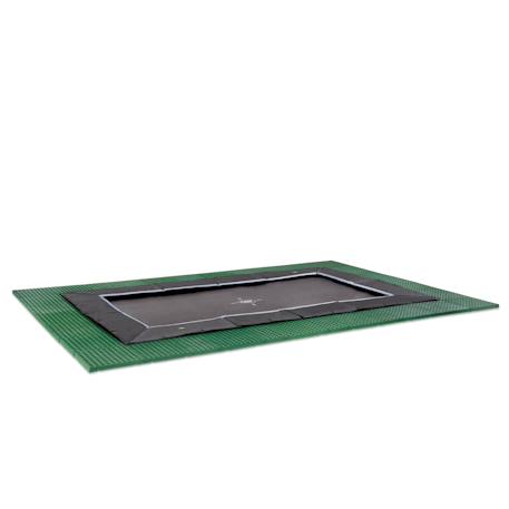 Trampoline enterré au ras du sol rectangulaire 275x458cm avec dalles Noir 3 - vertbaudet enfant 
