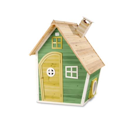 Maisonnette en bois de jardin compacte pour enfant dès 3 ans Vert 1 - vertbaudet enfant 