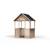 Maisonnette de jeux en bois pour jardin enfant Naturel 1 - vertbaudet enfant 