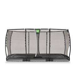 Jouet-Jeux de plein air-Trampoline semi-enterré rectangulaire 244x427cm protection pieds