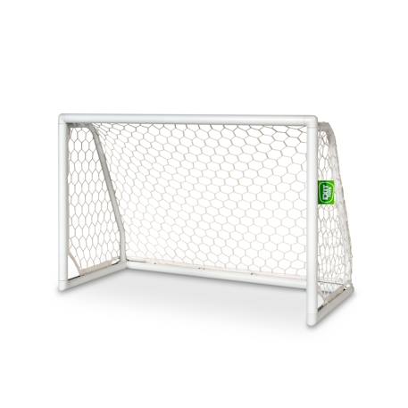 But de football en aluminium compact 120x80cm pour jardin Blanc+Noir 1 - vertbaudet enfant 