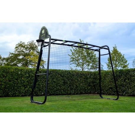 Structure de jeux sport barre de singe et balançoire 331cm jardin Noir 2 - vertbaudet enfant 