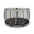 Trampoline semi-enterré ø366cm protection pieds et filet premium Noir+Vert 5 - vertbaudet enfant 