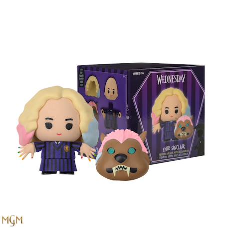 Figurine en gomme gomee enid sinclair - mercredi Multicolore 3 - vertbaudet enfant 