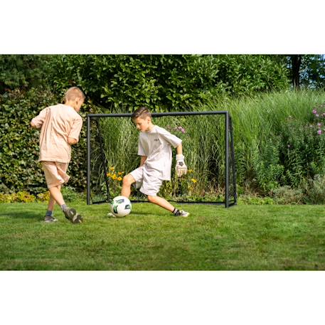 But de football en aluminium léger 180x120cm pour jardin Blanc+Noir 9 - vertbaudet enfant 