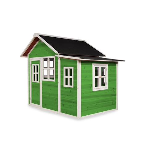 Maisonnette en bois avec extension modulable pour jardin Vert 3 - vertbaudet enfant 