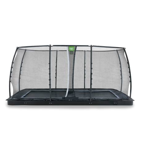 Trampoline enterré au ras du sol rectangulaire 275x458cm avec filet Noir 2 - vertbaudet enfant 