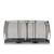 Trampoline semi-enterré rectangulaire 244x427cm avec filet de sécurité Noir+Vert 1 - vertbaudet enfant 