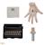 Figurine en gomme gomee la chose - mercredi Multicolore 3 - vertbaudet enfant 