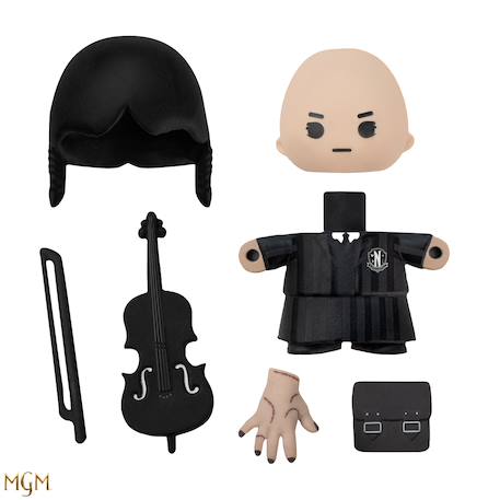 Figurine en gomme gomee mercredi addams - mercredi Multicolore 5 - vertbaudet enfant 