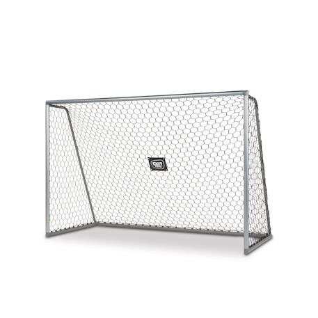 But de football en aluminium 300x200cm pour jardin Argent matt+Blanc+Noir 1 - vertbaudet enfant 