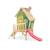 Maisonnette en bois sur pilotis avec toboggan pour jardin Vert 1 - vertbaudet enfant 