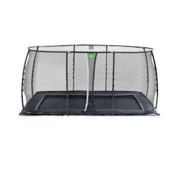 Jouet-Jeux de plein air-Trampoline enterré au ras du sol rectangulaire 244x427cm avec filet